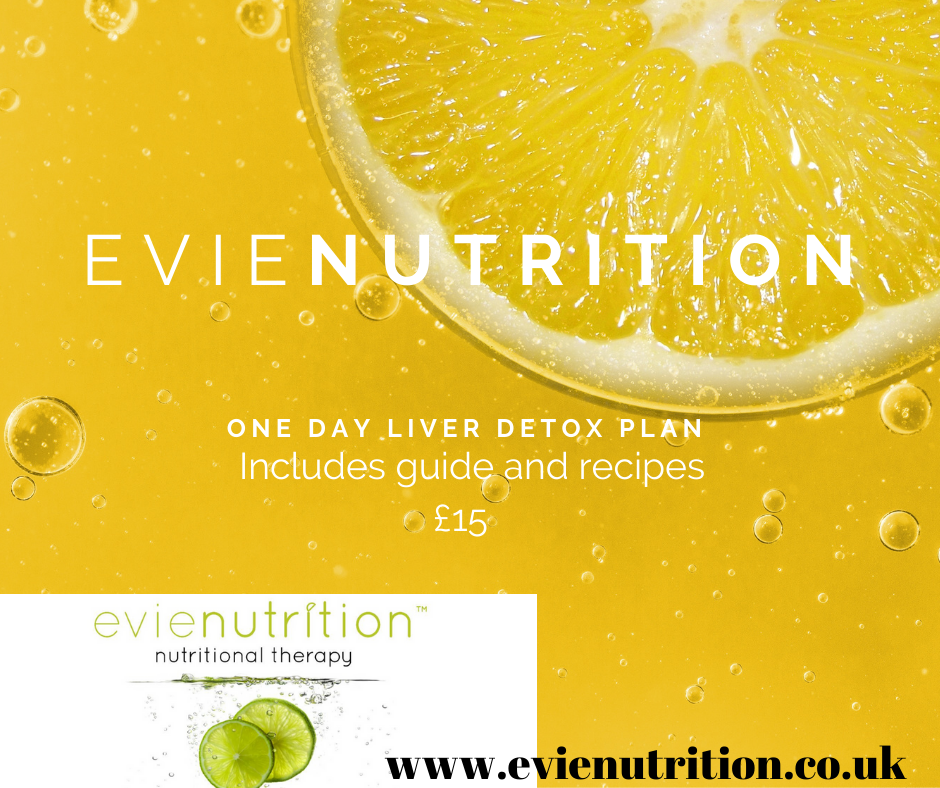 One day liver detox plan by Evienutrition