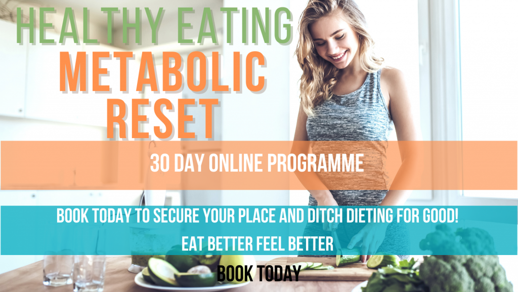 reset metabolism with healthy food eating programme online nutrition expert Evie