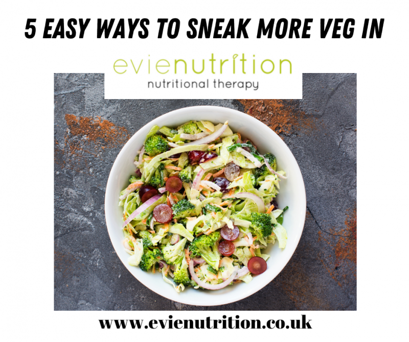 5 easy ways to sneak more veg in