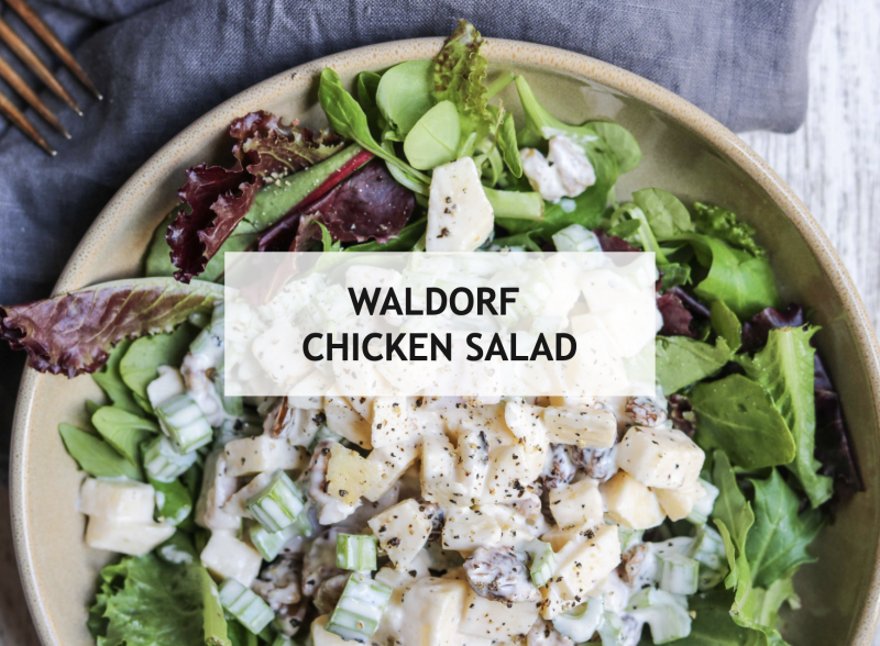 Healthy chicken salad recipe nutrition lunch