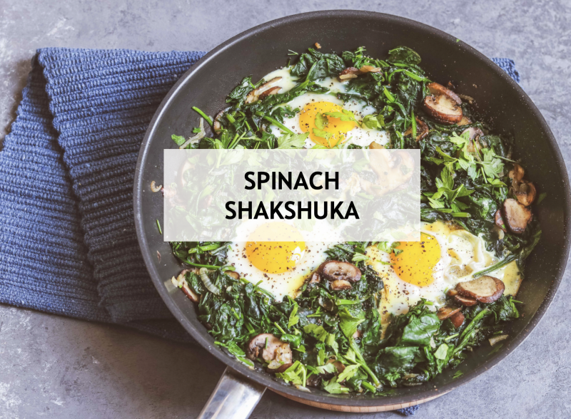 Spinach Shakshuka recipe nutrition