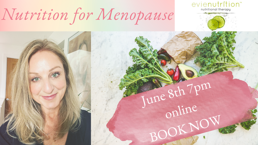 Nutrition for a better menopause online workshop