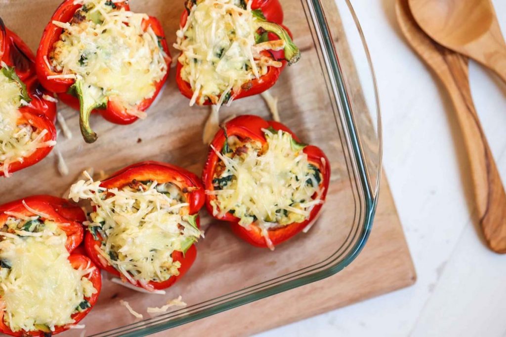 Evie Nutrition - Healthy Recipes - Egg-turkey-stuffed-peppers