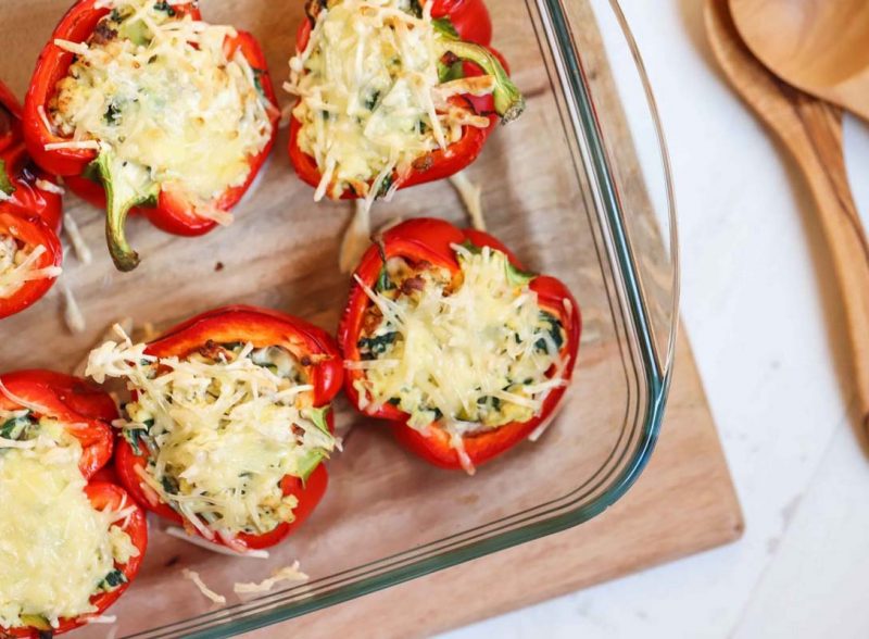 Evie Nutrition - Healthy Recipes - Egg-turkey-stuffed-peppers